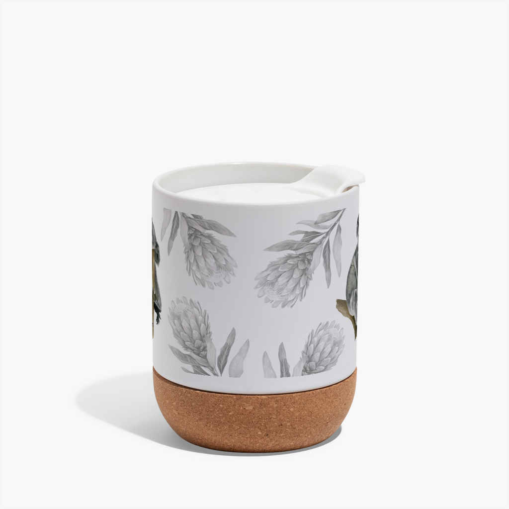 Cork Base Ceramic Mugs