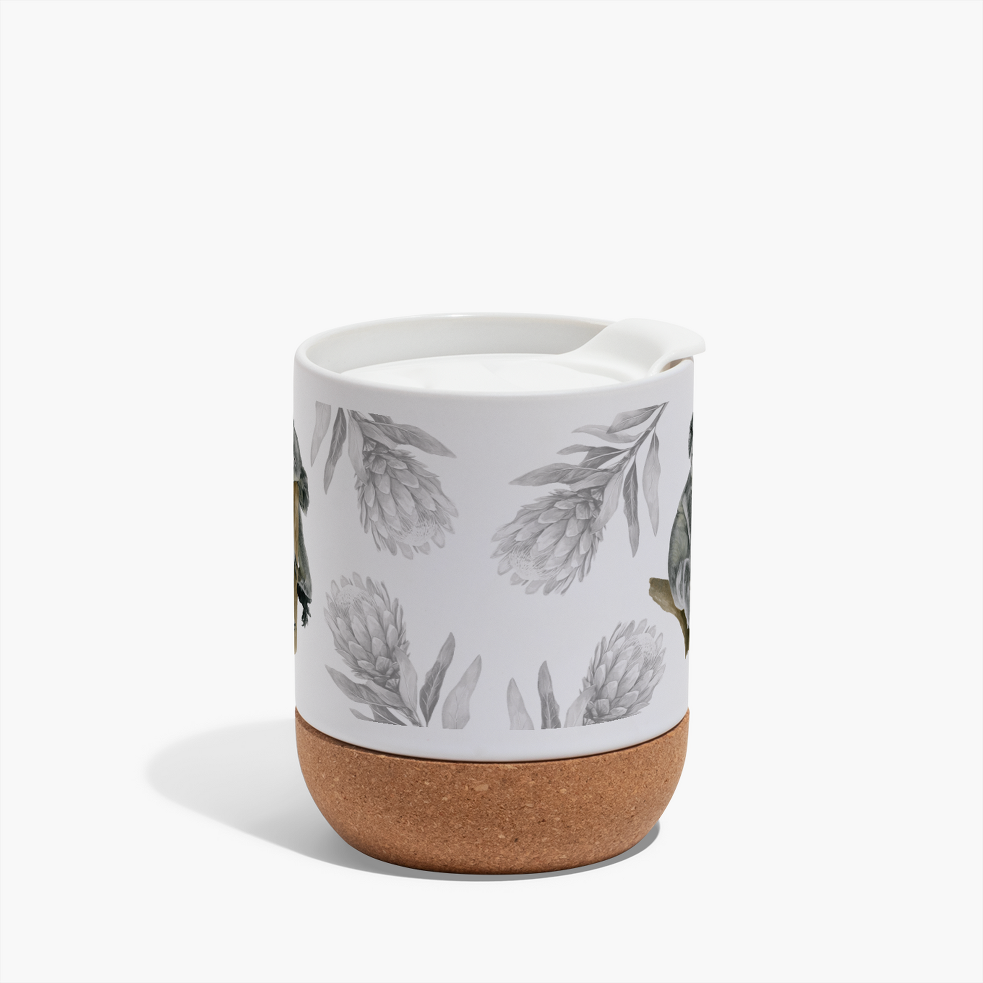 Cork Base Ceramic Mugs